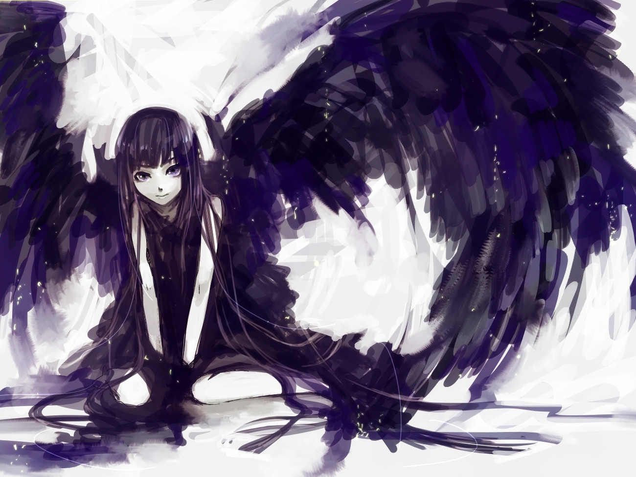 Anime Dark Angel Girl 17 Background Wallpaper Animewp Com