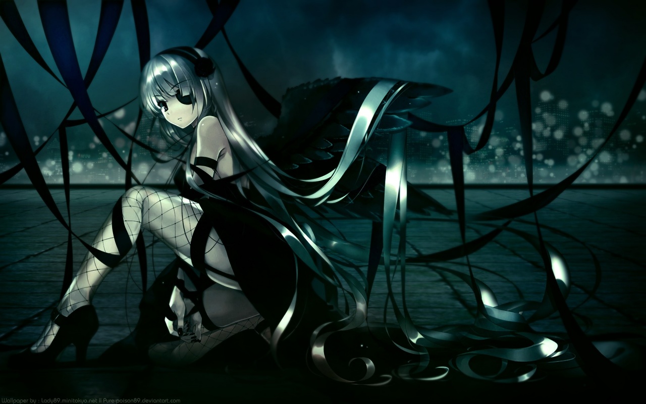 Anime Dark Angel Girl 6 Free Wallpaper Animewp Com